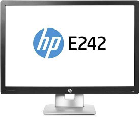 【店内全品ポイント3倍】HP E242 Elite Display 24イ ン チワイ ド I PSモニタ ー 1920x1200/VGA/HDMI/DP/USBポート/高さ調整/回転 中古モニター 送料無料 一ヶ月保証付き
