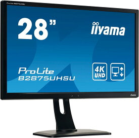 【店内全品ポイント3倍】iiyama 4K モニター ディスプレイ B2875UHSU-B1C (28インチ/1ms/TN非光沢/DisplayPort,HDMI,D-sub,DVI-D/昇降/ 送料無料一ヶ月保証付き