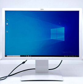 FUJITSU VL-B24W-7A DISPLAY B24W-7 LED IPSパネル スピーカー ブルーライト低減機能 中古 送料無料 一ヶ月保証付【付属品：電源ケーブル・VGAケーブル】