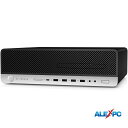 省スペースデスクトップパソコン 縦置き横置き可 hp EliteDesk 800 G3 SFF 7世代Core i7-7700 vPro NVMe256GB+HDD500GB メモリ16GB Type-C DisplayPort+VGA 3画面表示可能 WiFi Bluetooth DVDスーパーマルチ Office Windows10 送料無料 中古パソコン