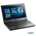 ノートパソコン Webカメラ内蔵 指紋認証 Lenovo ThinkPad L570 15.6型大画面 7世代Core i5-7200U 新品SSD256GB メモリ16GB テンキー DVDスーパーマルチ Office Windows10 送料無料 中古パソコン