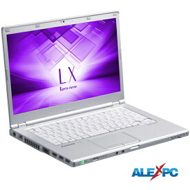 ノートパソコン Webカメラ内蔵 Panasonic Let’s note CF-LX6 14型大画面フルHD 7世代Core i5-7300U M.2SSD256GB メモリ8GB Office Windows10 送料無料 中古パソコン