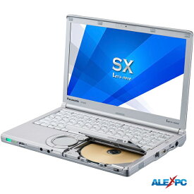 ノートパソコン 中古パソコン Webカメラ内蔵 快速大容量SSD Panasonic Let's note CF-SX3 12.1型B5サイズ軽量 Core i5 メモリ8GB 新品SSD512GB DVDマルチ Windows10 Office 送料無料