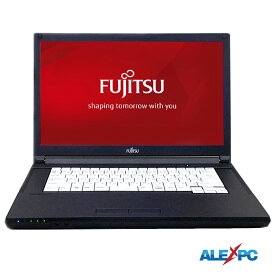 中古パソコン ノートパソコン 快速SSD 富士通 LIFEBOOK A576 15.6型大画面 Core i3-6100U SSD128GB メモリ4GB DVD WiFi Bluetooth HDMI Office Windows10 送料無料