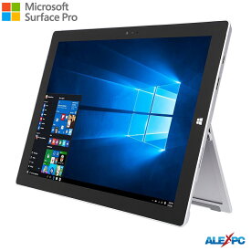 中古パソコン タブレット Microsoft Surface Pro 3(1631) 12インチ 解像度:2160x1440 前面カメラ リアカメラ Core i5-4300u SSD128GB メモリ4GB Windows10 送料無料