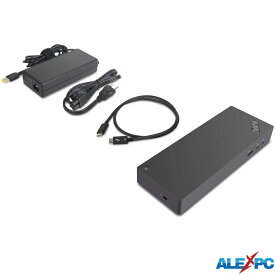 Lenovo ThinkPad Thunderbolt 3 ドック Gen 2　USB-C/Thunderbolt3/DisplayPort/HDMI/USB 3.1 Gen 2/ギガビットイーサネットポート　AC電源アダプター+Thunderboltケーブル付属 送料無料 中古
