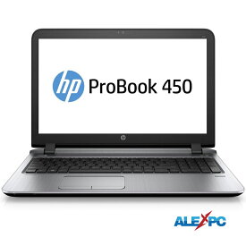 ノートパソコン 中古パソコン Webカメラ内蔵 hp ProBook 450 G3 15.6型フルHD Core i7-6500U メモリ16GB M.2SSD256GB テンキー DVDマルチ Office Windows10 送料無料