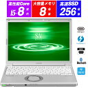 ノートパソコン Panasonic Let's note CF-SV8 12.1型軽量約0.919kg 高解像度1920x1200 8世代Core i5-8365U vPro(4コア/8スレッド) SSD256GB メモリ8GB Type-C Thunderbolt3 HDMI Office Windows11 送料無料 中古パソコン