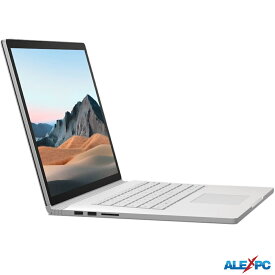 中古ノートパソコン タッチパネル 2in1PC Microsoft Surface Book 3 13.5型PixelSense 高解像度3000x2000 顔認証カメラ 第10世代Core i5-1035G7 SSD256GB メモリ8GB Wi-Fi6(802.11ax) キーボードバックライト USB-C Surfaceペン付き Office Windows11 送料無料