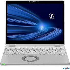 コンバーチブルノートパソコン 2in1PC Panasonic Let's note CF-QV9 約950g 12.0型静電式マルチタッチパネル Wi-Fi6 Bluetooth5.2 IRカメラ顔認証 高解像度2880×1920 第10世代Core i5-10310U vPro NVMeSSD256GB メモリ8GB Type-C Thunderbolt3 HDMI Office Windows11