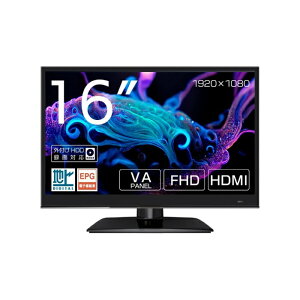 [����5]ASTEX 16�^ �t��HD�t���e���r VA�p�l�� USB HDD�^��Ή� HDMI×2���� �n�f�W�Ή� AS-1601FTV (�{�B�l����B����)