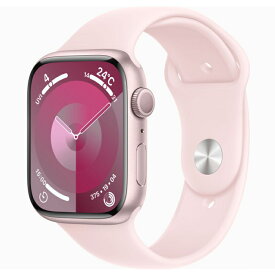 Apple(アップル) Apple Watch Series 9 GPSモデル 45mm MR9H3J/A ピンク/ライトピンクスポーツバンド M/L