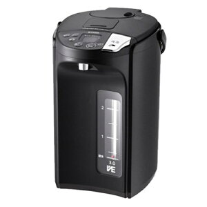 タイガー 蒸気レスVE電気まほうびん とく子さん PIS-G300-KE アーバンブラック