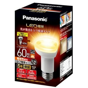 Panasonic(�p�i�\�j�b�N) LED�d�� ��ʓd���^�C�v E26���� ���t�^�C�v 60�`���� �d���F���� LDR6LWRF6