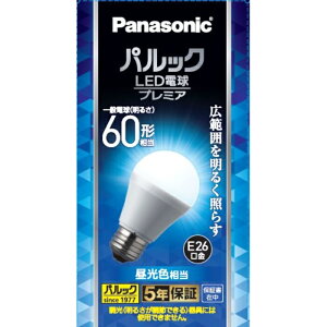 Panasonic(�p�i�\�j�b�N) �p���b�N LED�d�� �v���~�A �L�z���^�C�v E26���� 60�`���������F���� LDA7DGSK6F