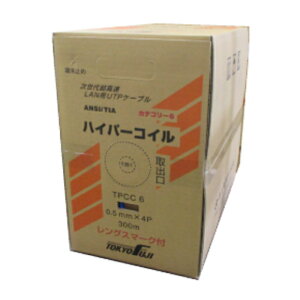 �x�m�d�� TPCC 6 0.5mm×4P 300m �� [����5]�n�C�p�[�R�C�� CAT6 UTP 4P�P�[�u��
