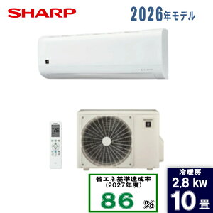 SHARP(�V���[�v) 10��AC-28UFC �z���C�g�n [2.8kW]