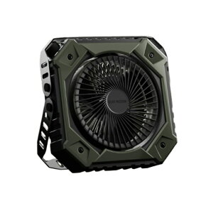 �g���g�~ GEAR MISSION FAN FM-GM14(G) �I���[�u�O���[�� �[�d���|�[�^�u���T�[�L�����[�^�[�@�A�E�g�h�A�@�L�����v�@�h��