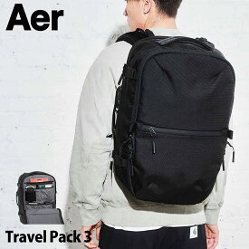Aer（エアー）Travel Pack 3/トラベルパック3 AER-21032 ブラック コーデュラ リュック バックパック ビジネス 通学 通勤 出張 トラベル 旅行 キャンプ アウトドア 新生活 春夏【正規品】