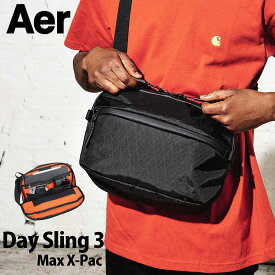 Aer（エアー）Day Sling 3 Max X-Pac/デイスリング3 AER-29038 ブラック ワンショルダー サコッシュ 軽量 ビジネス 通学 通勤 トラベル 旅行 キャンプ アウトドア 新生活 春夏【正規品】