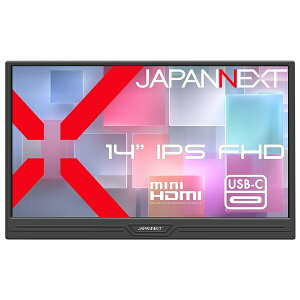 �y���������zJAPANNEXT JN-MD-IPS14F-N �t���f�B�X�v���C 14�^/ 1920×1080/ miniHDMI×1�AUSB-C×2/ �u���b�N/ �X�s�[�J�[�L/ 2�N�ۏ؁y�݌ɖڈ�:�͏��z