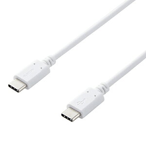 y݌ɖڈ:zELECOM MPA-CC05PNWH X}zE^ubgpUSBP[u/ USB(C-C)/ X^_[h/ USB Power DeliveryΉ/ Fؕi/ 0.5m/ zCg