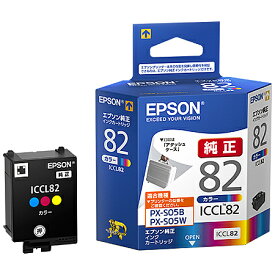 【在庫目安:あり】EPSON ICCL82 モバイルプリンター用 インクカートリッジ（カラー）/ 約200ページ対応