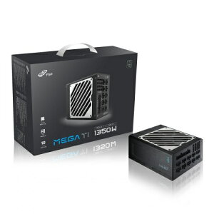 yzFSP MEGA-1350TI/ 1350Wdjbg/ 80PLUS Titanium/ ATX 3.1Ή/ PCIe 12V-2x6 RlN^2/ tW[/ 10Nۏ؁y݌ɖڈ:񂹁z