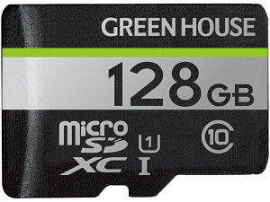 yzGREEN HOUSE GH-SDM-UA128G microSDXCJ[h UHS-I U1 NX10 128GBy݌ɖڈ:񂹁z