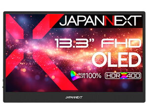 y݌ɖڈ:zyzJAPANNEXT JN-MD-OLED1331FHDR L@ELoCfBXvC 13.3^/ 1920×1080/ mini HDMI×1AUSB Type-C×2/ ubN/ Xs[J[L/ 2Nۏ