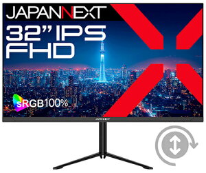 y݌ɖڈ:zyzJAPANNEXT JN-IPS32F-HSPC6 tfBXvC 32^/ 1920×1080/ HDMI×1ADP×1AUSB Type-C×1/ ubN/ Xs[J[L/ 2Nۏ