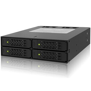 yzICY DOCK MB994SP-4SB-1 ICYDOCK@4 x 2.5C`SATA /SAS HDD/ SSD ڗp[ouP[X@5.25C`xCTCYy݌ɖڈ:񂹁z