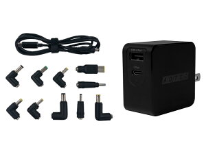 yzAhebN APD-A065AC-wM-BK Power DeliveryΉ GaN AC[d/ 65W/ USB Type-A 1|[g Type-C 1|[g/ ubN  }`vOP[uZbgy݌ɖڈ:񂹁z