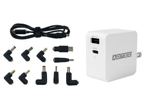 yzAhebN APD-A065AC-wM-WH Power DeliveryΉ GaN AC[d/ 65W/ USB Type-A 1|[g Type-C 1|[g/ zCg  }`vOP[uZbgy݌ɖڈ:񂹁z