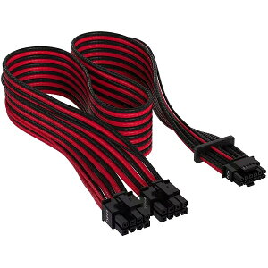 �y���������z�R���Z�A(������) CP-8920334 Premium Individually Sleeved 12+4pin PCIe Gen 5 Type-4 600W 12VHPWR Cable Black��Red�y�݌ɖڈ�:�����񂹁z