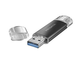 【送料無料】IODATA U3C-STD128G/K USB-A＆USB-C搭載USBメモリー（USB3.2 Gen1） 128GB ブラック【在庫目安:僅少】