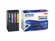 【在庫目安:あり】【送料無料】EPSON IB07CL4A ビジネスインクジェット用 インクカートリッジ（4色パック…