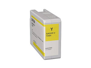 �y���������zEPSON SJIC37P-Y CW-C6020/ C6520�V���[�Y�p �C���N�J�[�g���b�W�i�C�G���[�j�y�݌ɖڈ�:�����񂹁z| �C���N �C���N�J�[�g���b�W �C���N�^���N ���� �����C���N