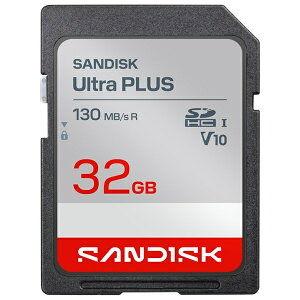 �y���������zSDSDUB3-032G-JNJIN SANDISK Ultra PLUS SD�J�[�h 32GB�y�݌ɖڈ�:�����񂹁z