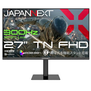 �y���������zJAPANNEXT JN-T27G300F-HSP �Q�[�~���O�t���f�B�X�v���C 27�^/ 1920×1080/ HDMI×2�ADP×2/ �u���b�N/ �X�s�[�J�[�L/ 2�N�ۏ؁y�݌ɖڈ�:�͏��z