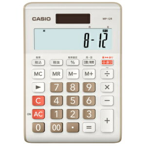 CASIO MP-12R-BE-N �]��v�Z�d�� �~�j�W���X�g�y�݌ɖڈ�:�����񂹁z| �����@ �d�� �v�Z�@ �d�q���v�Z�@ ���^ ���Z �v�Z �Ōv�Z ����� ��
