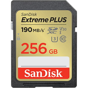 yzSDSDXWA-256G-JNJIP SanDisk Extreme PLUS SDXC UHS-IJ[h 256GBy݌ɖڈ:񂹁z
