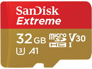 yzSDSQXAT-032G-JN3MD SanDisk Extreme microSDHC UHS-IJ[h 32GBy݌ɖڈ:񂹁z