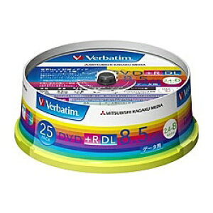 �y���������zVerbatim DTR85HP25V1 DVD+R DL 8.5GB PC�f�[�^�p 8�{���Ή� 25���X�s���h���P�[�X���� ���C�h����\�y�݌ɖڈ�:�͏��z