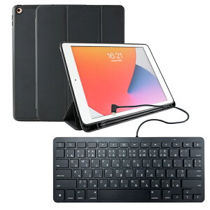 yzGfB[GX MDS-IP102SET02 iPad 10.2i9E8E7jΉ ϏՌtbvP[X+LightningL[{[hZbgy݌ɖڈ:񂹁z
