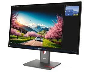 �y���������z���m�{�E�W���p�� 64A8XAR2JP ThinkVision P32UD-40 (31.5�^���C�h�t���f�B�X�v���C/ 3840×2160/ Thunderbolt4�ADP�AHDMI/ �u���b�N/ �X�s�[�J�[�F�Ȃ�/ 3�N�ԃt���ۏ�/ �L����pIPS�p�l���̗p)�y��
