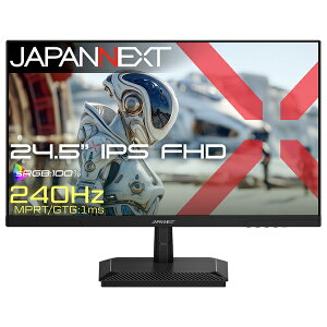 �y���������zJAPANNEXT JN-IPS245G240F �Q�[�~���O�t���f�B�X�v���C 24.5�^/ 1920×1080/ HDMI×1�ADP×1/ �u���b�N/ �X�s�[�J�[��/ 2�N�ۏ؁y�݌ɖڈ�:�͏��z