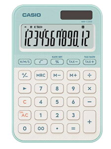 CASIO MW-C20D-LG-N �f�U�C���d�� �J���t�� ���C�g�O���[���y�݌ɖڈ�:�����񂹁z| �����@ �d�� �v�Z�@ �d�q���v�Z�@ ���^ ���Z �v�Z �Ōv�Z ����� ��