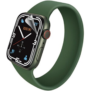 ELECOM AW-21AFLAFPRG Apple Watch series7 45mm�p�Ռ��z���t�B����/ �t���J�o�[/ �h�w��/ �������y�݌ɖڈ�:�����񂹁z