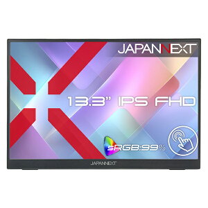 �y���������zJAPANNEXT JN-MD-iE133F-T �^�b�`�p�l���t���f�B�X�v���C 13.3�^/ 1920×1080/ miniHDMI×1�AUSB-C×2/ �u���b�N/ �X�s�[�J�[�L/ 2�N�ۏ؁y�݌ɖڈ�:�����񂹁z